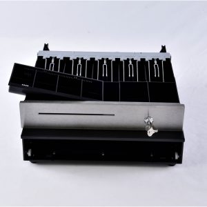 Tiroir caisse front inox RJ11 - POSLUX CD 405Pi – Image 4