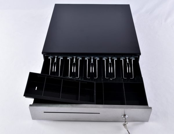 Tiroir-caisse métal inox