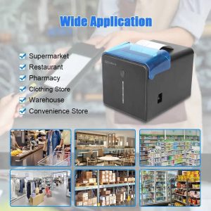 Imprimante Cuisine Thermique POSLUX KP32F 80mm USB + LAN – Image 4